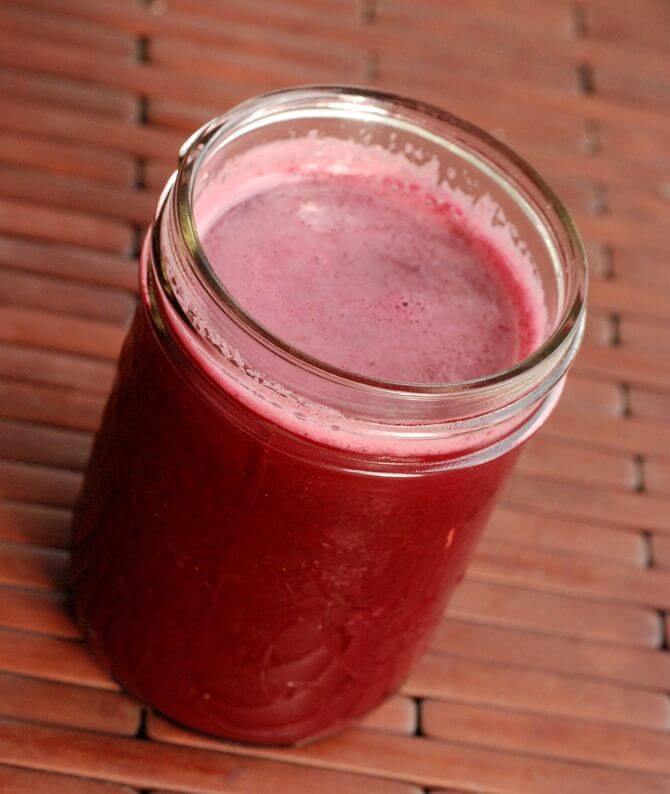 Aloe Vera with Strawberry Cucumber Juice for Fasting